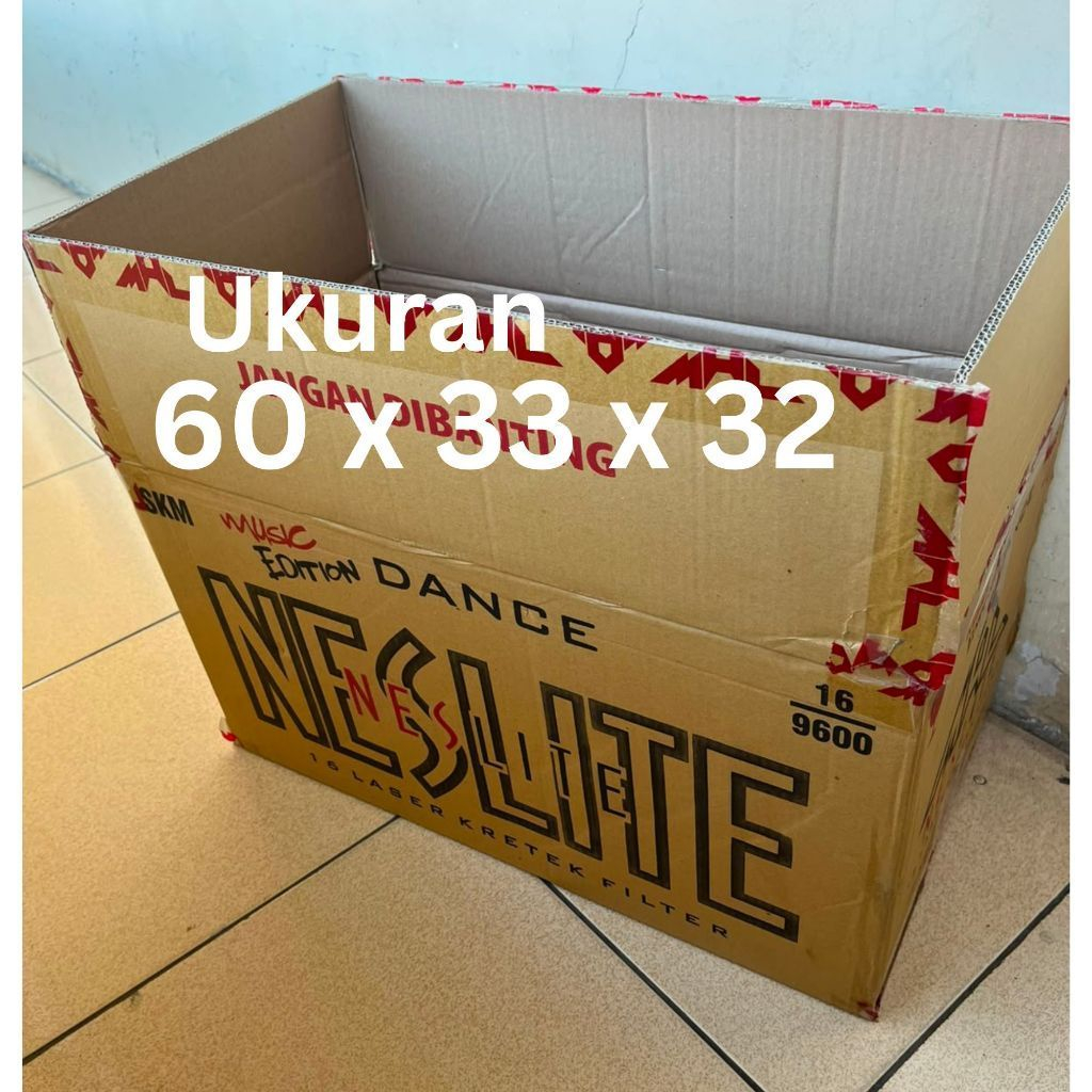 KARDUS PACKING UKURAN BESAR 2 PLAY (NESLITE) KONDISI BEKAS PILIHAN LAYAK PAKAI COCOK UNTUK KEPERLUAN