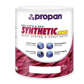 PROPAN SYNTHETIC CAT MINYAK KAYU BESI PROPAN 2000 1KG WARNA WHITE DOFF