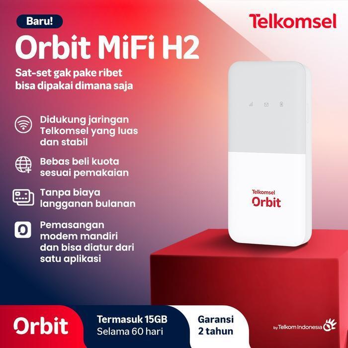 Mifi Router HUAWEI E5577 MAX Speed 4G LTE Bundling Telkomsel 14GB (Unlock Version)