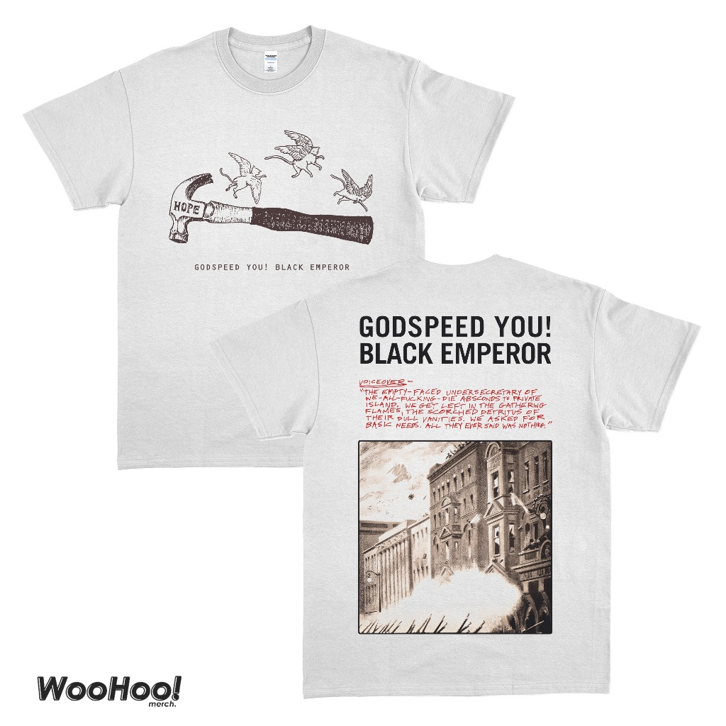KAOS BAND GODSPEED YOU BLACK EMPEROR - POSTER ARTWORK / T-SHIRT BAND