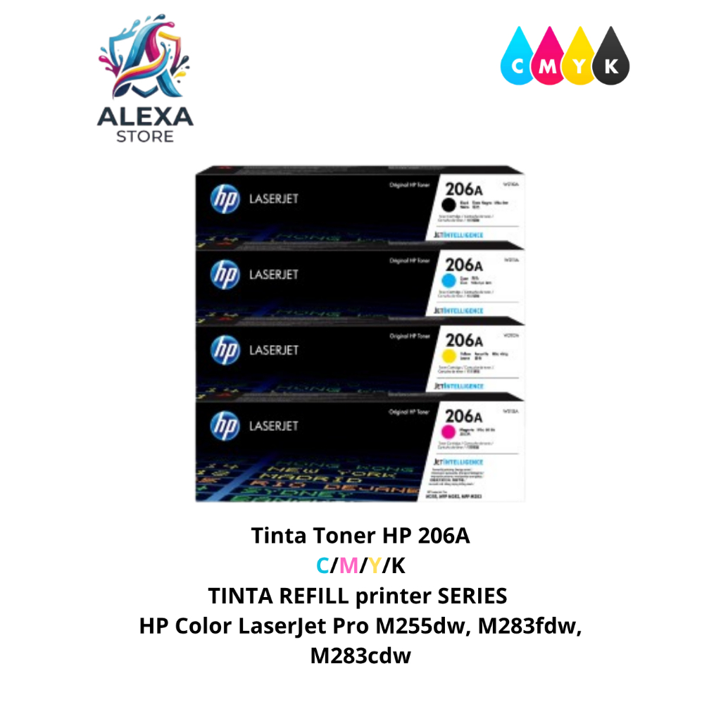 Toner hp laserjet 206a w2110a w2111a w2112a w2113a