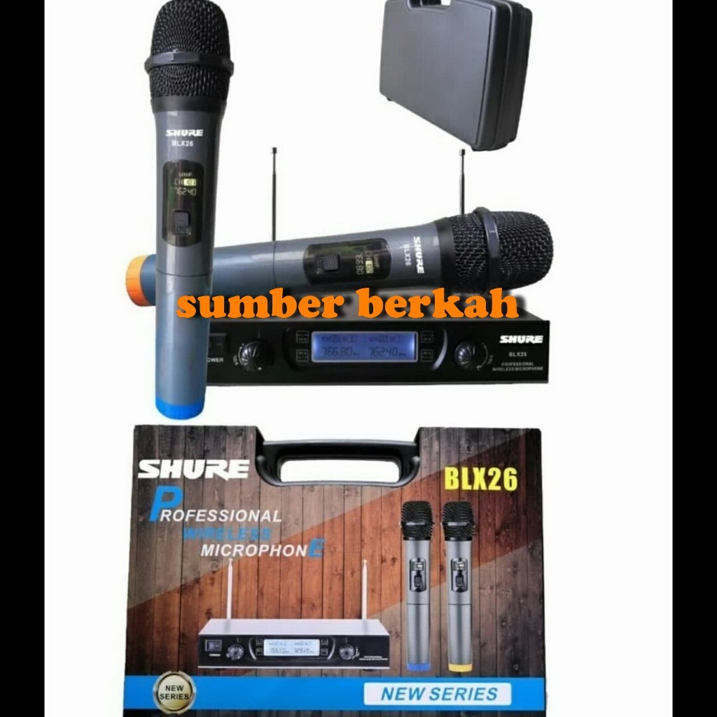 Mic wireless shure BLX26 Free koper - mic wireless Shure BLX 26