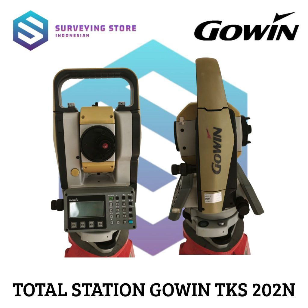 Total Station Gowin TKS 202N Bekas Lengkap Sudah Laser