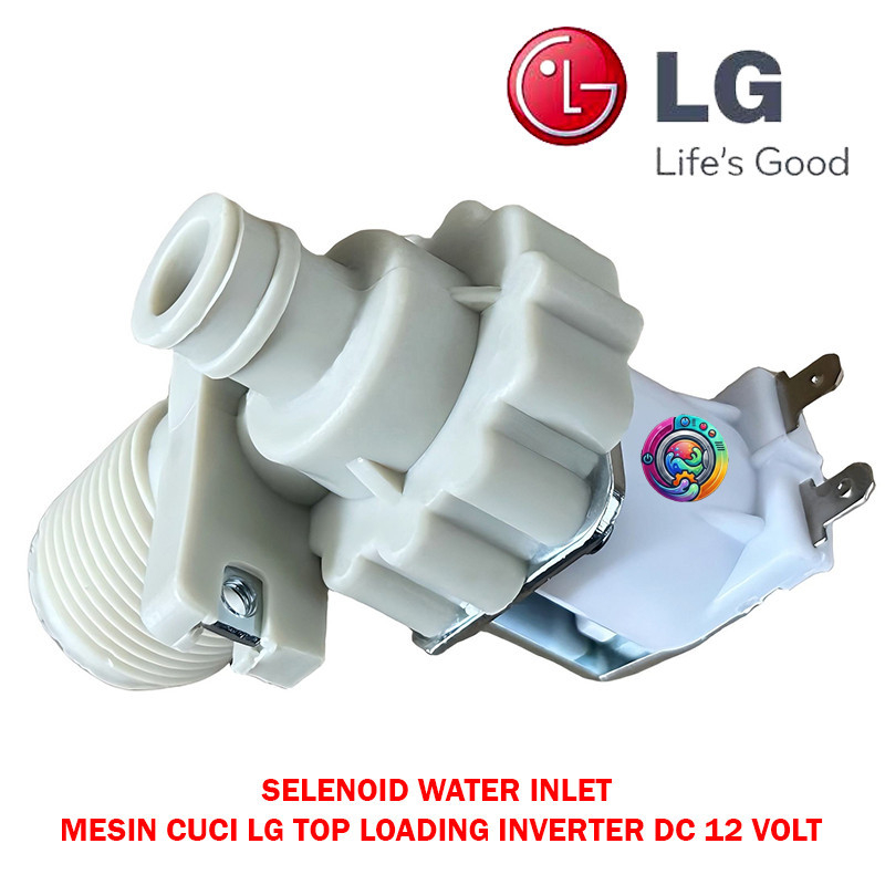 Selenoid Water Inlet Mesin Cuci LG 1 Tabung Top Loading DC 12 VOLT T2108VSPCK T2107VSPM T2107VSPCK T