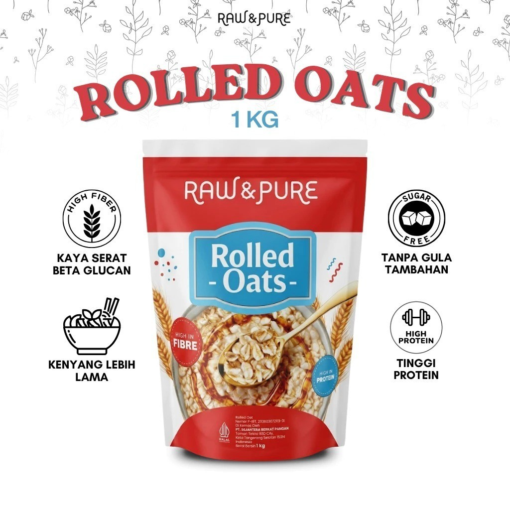 SEHATORIA - Rolled Oat Gandum Utuh  - 1Kg