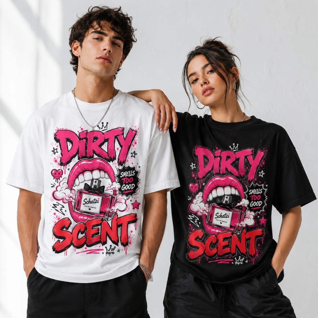 Kaos Unisex Pria Wanita - Schatzi Merchandise - DRTY Scent