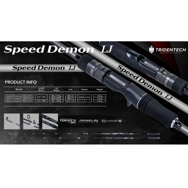 JORAN TRIDENTECH SPEED DEMON LJ / JORAN SPINNING & OVERHEAD