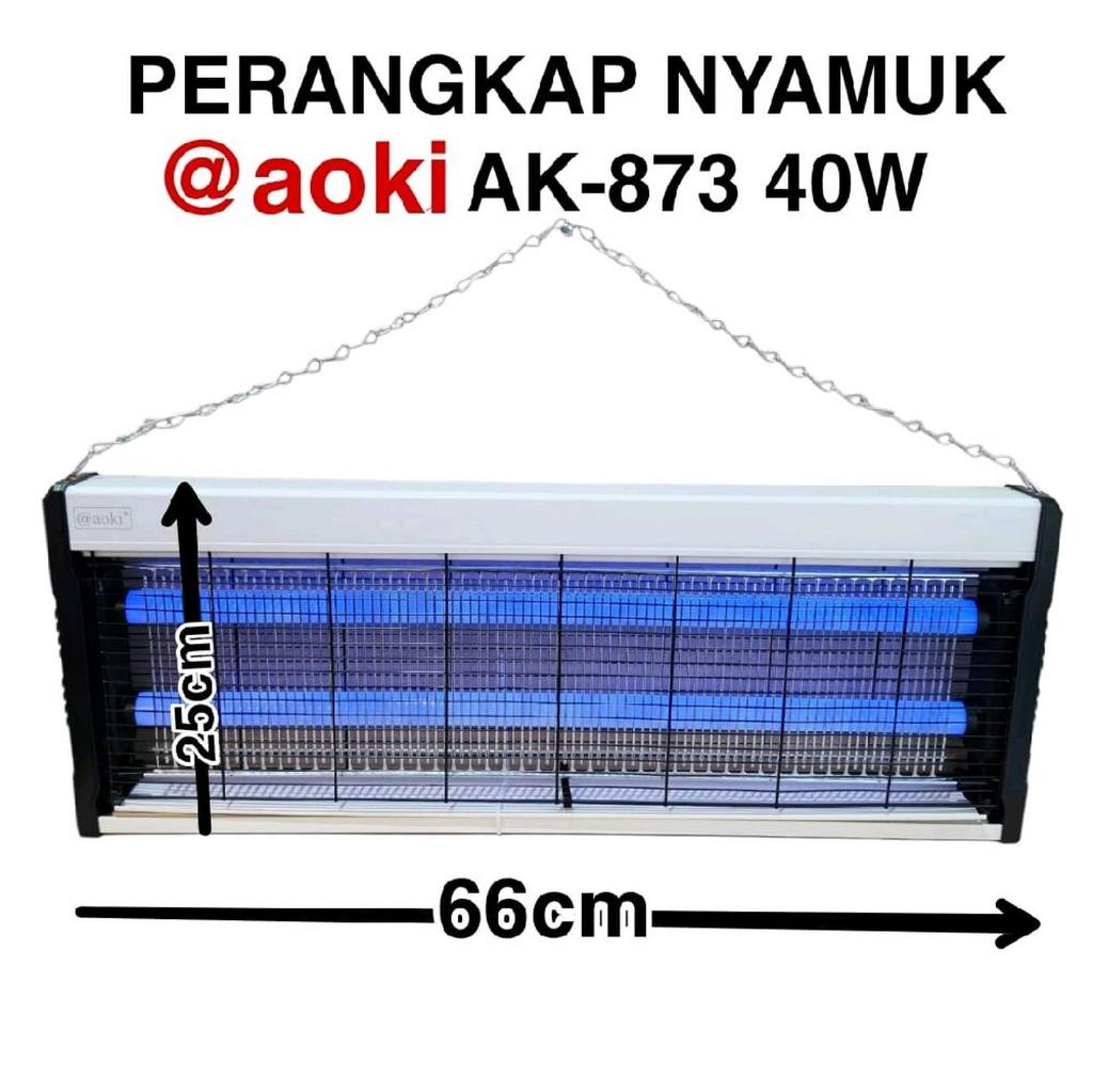 Aoki Perangkap Nyamuk AK-870 12W /AK-871 22W / AK-873 40W dengan Lampu UV Perangkap Nyamuk aoki