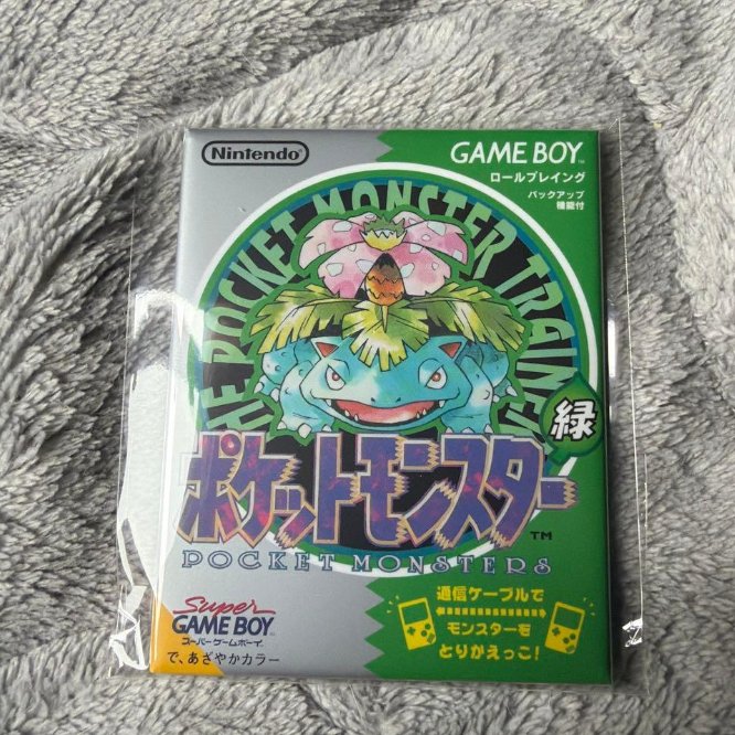 Pokemon Gameboy Advance Package Magnet Collection 1996-2002
