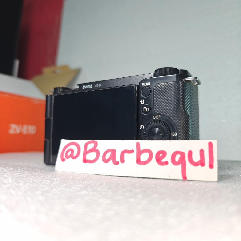 SONY ZV E10 BLACK - BODY ONLY SECOND MULUS NORMAL SONY ZVE10 NORMAL LENGKAP