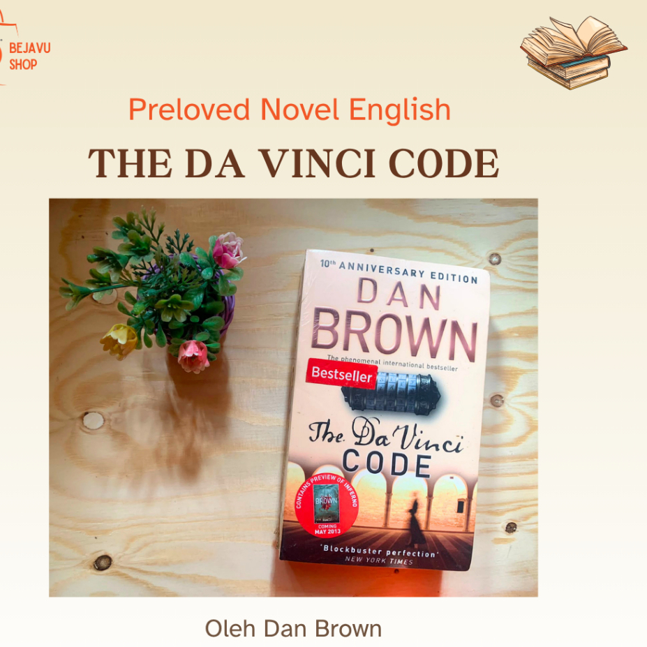 PRELOVED NOVEL THE DA VINCI CODE BY DAN BROWN (ENGLISH VER)