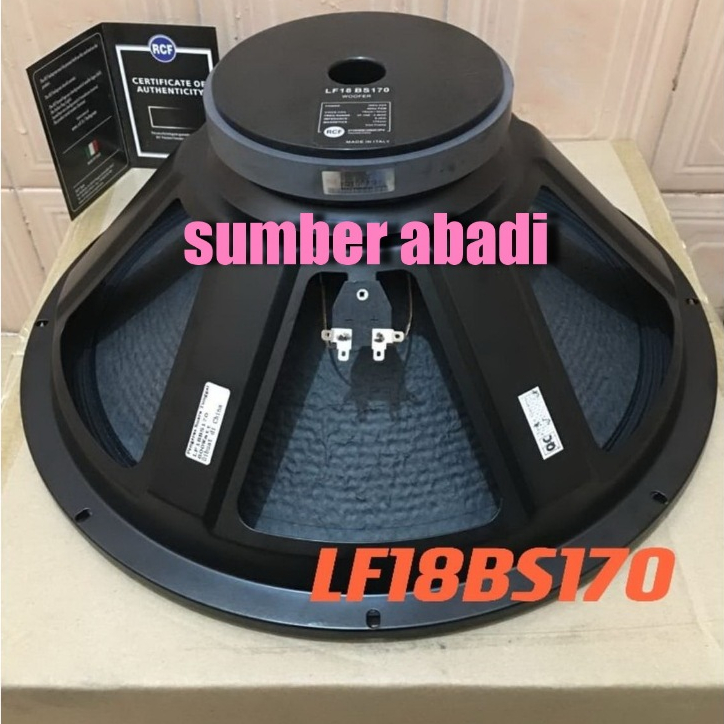 SPEAKER KOMPONEN RCF LF18BS170/LF18 BS170/LF 18BS170/LF18BS 170 18 INCH