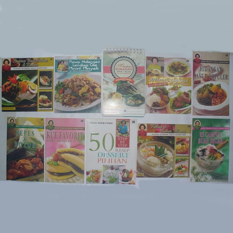 Kumpulan Buku Resep Masak Sisca Soewitomo