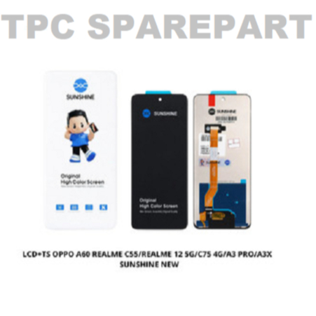 sunshine lcd ts oppo realme c55/c75/n65/a60/a3/a3x/a3 pro/a5 pro super quality