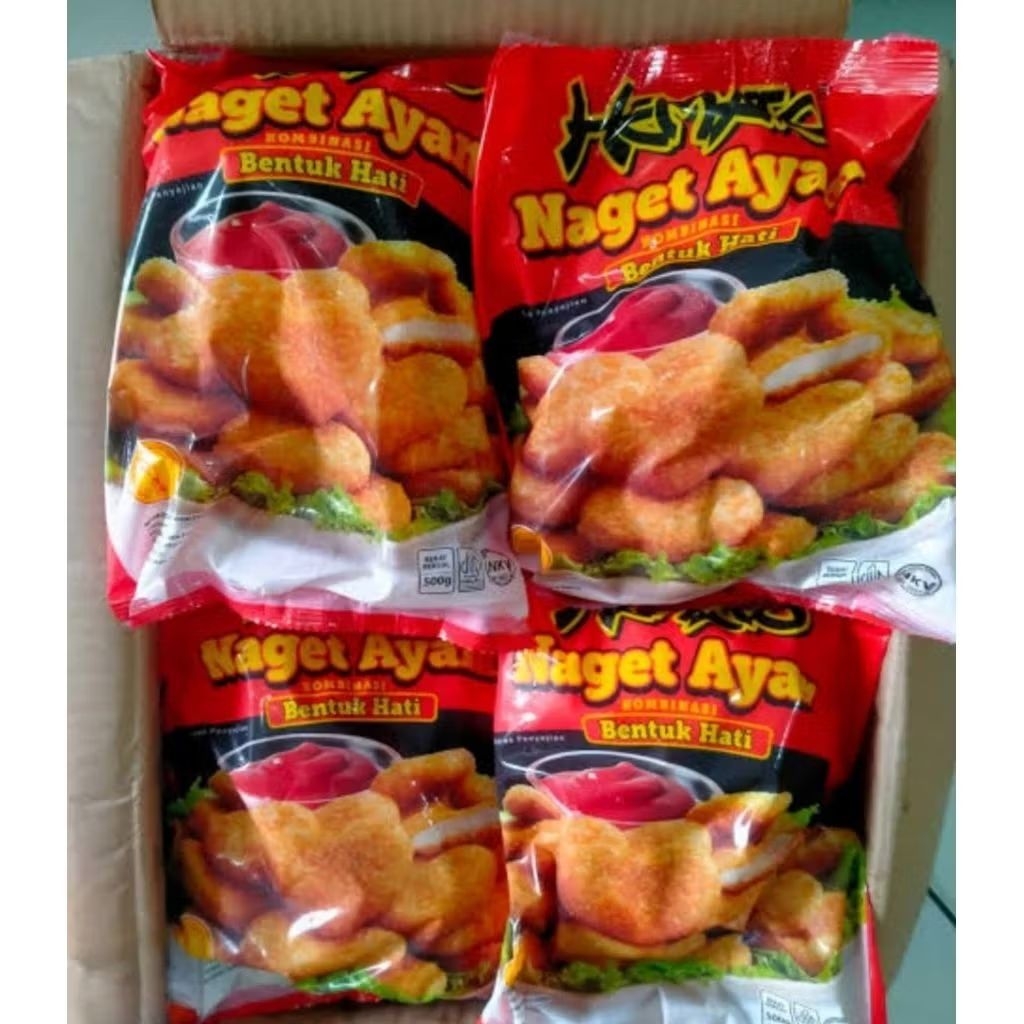 Nugget Ayam Hemato Bentuk Hati 500 Gram