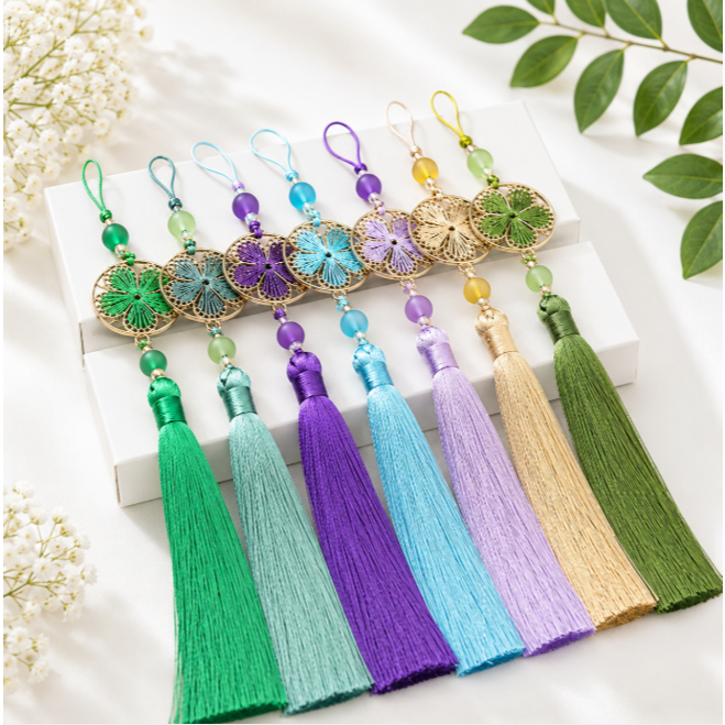 Tassel Rumbai Plat Gantungan Premium Lembut Tassel Rumbai Tassel Premium