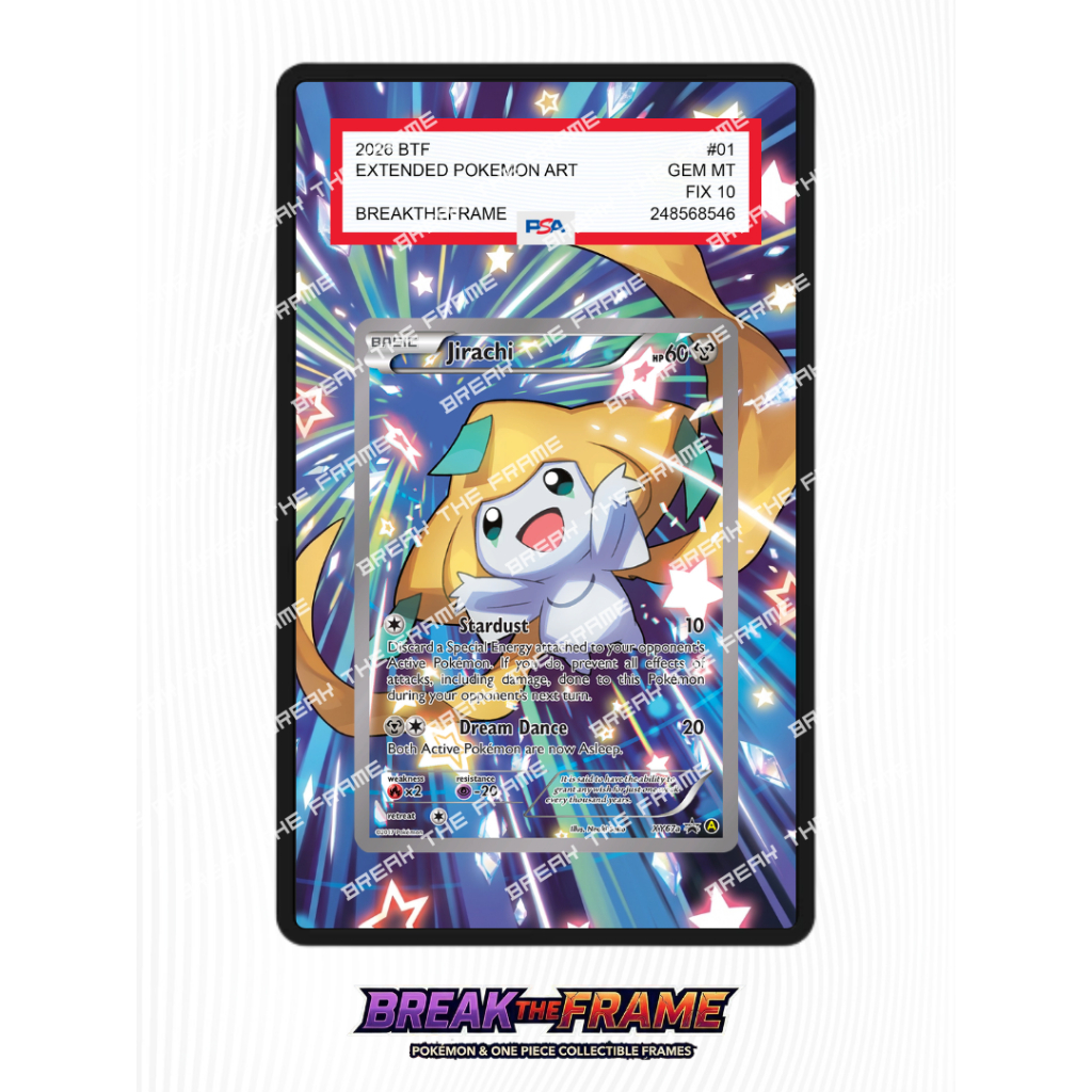 Jirachi - XY Promos #67a - Extended Art Pokemon TCG for Slab Guard / Slab Sleeve