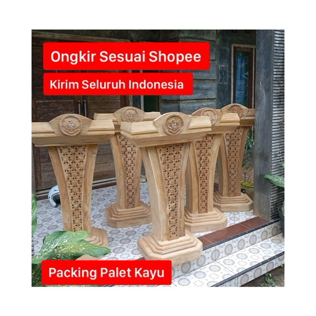 READY STOCK  ( GRATIS ONGKIR ) Mimbar podium minimalis | podium presiden | podium Jokowi
