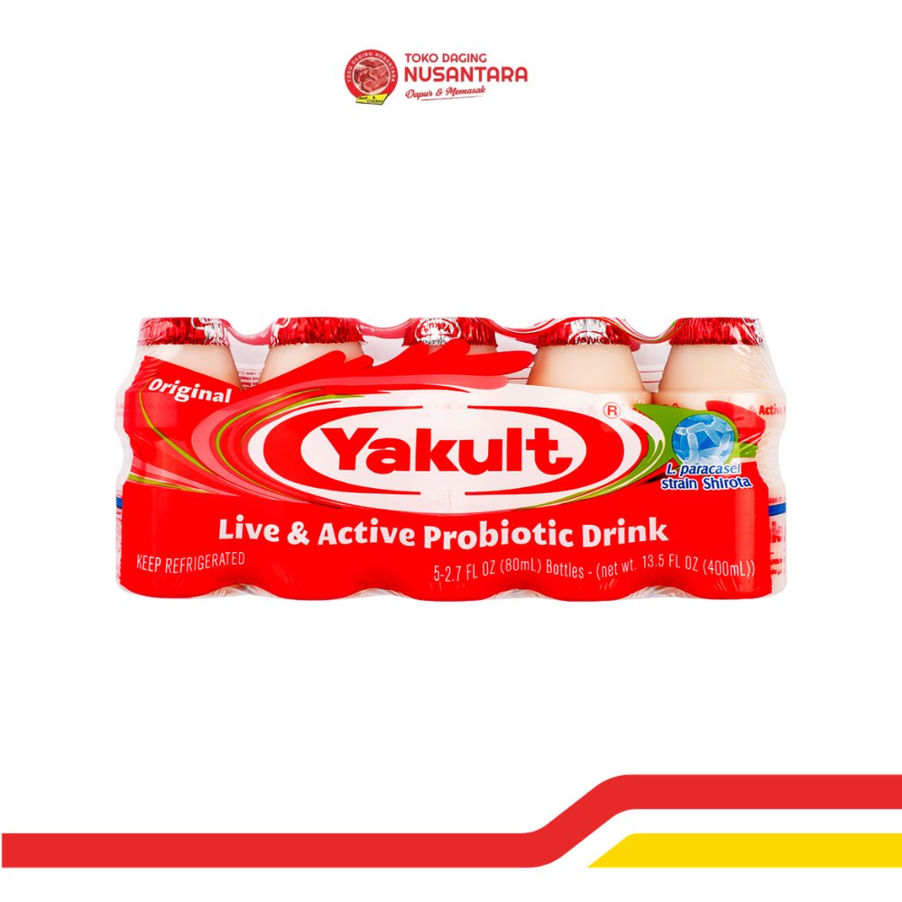 Yakult Isi 5 - Yakult 65ml * 5 Botol - Minuman Yakult - Yakult | Toko Daging Nusantara