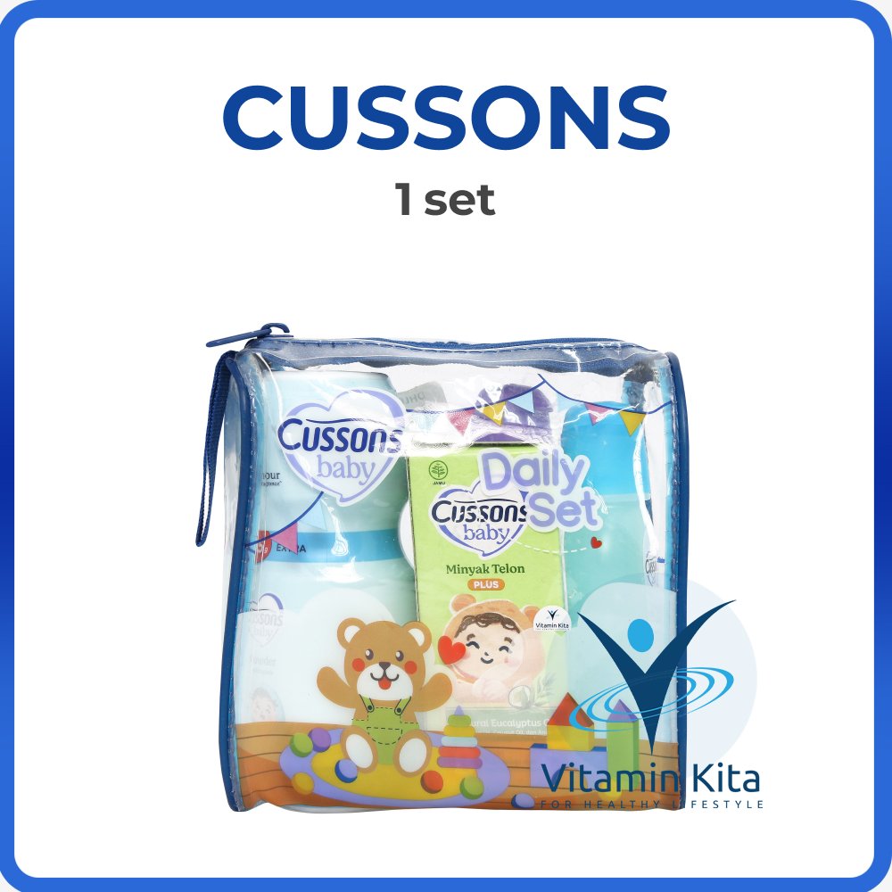 CUSSONS BABY DAILY SET PACK | KADO BAYI, PAKET MANDI BAYI, BEDAK BAYI, PARFUM BAYI