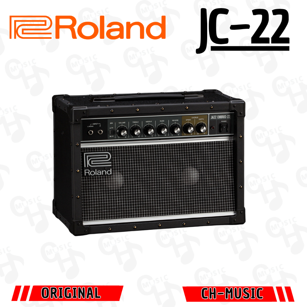 ROLAND JC-22 Jazz Chorus Guitar Amplifier Original 120 Watts Portable Roland JC22