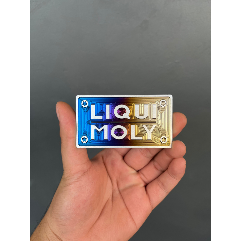 Emblem Titanium Hugger Air Blade Liqui Moly Vario 125 150 Beat Scoppy Yr Speed Shop
