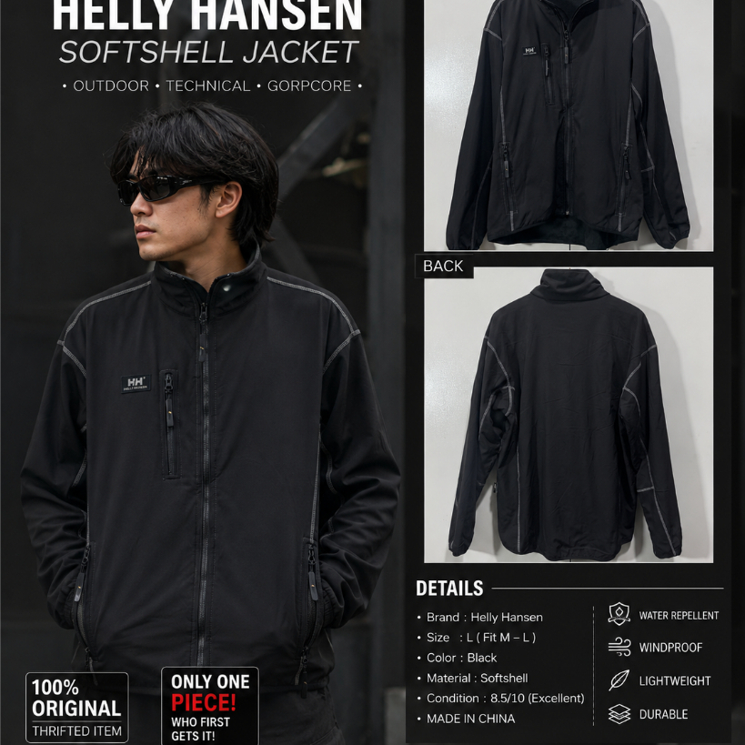 HELLY HANSEN SOFTSHELL JACKET