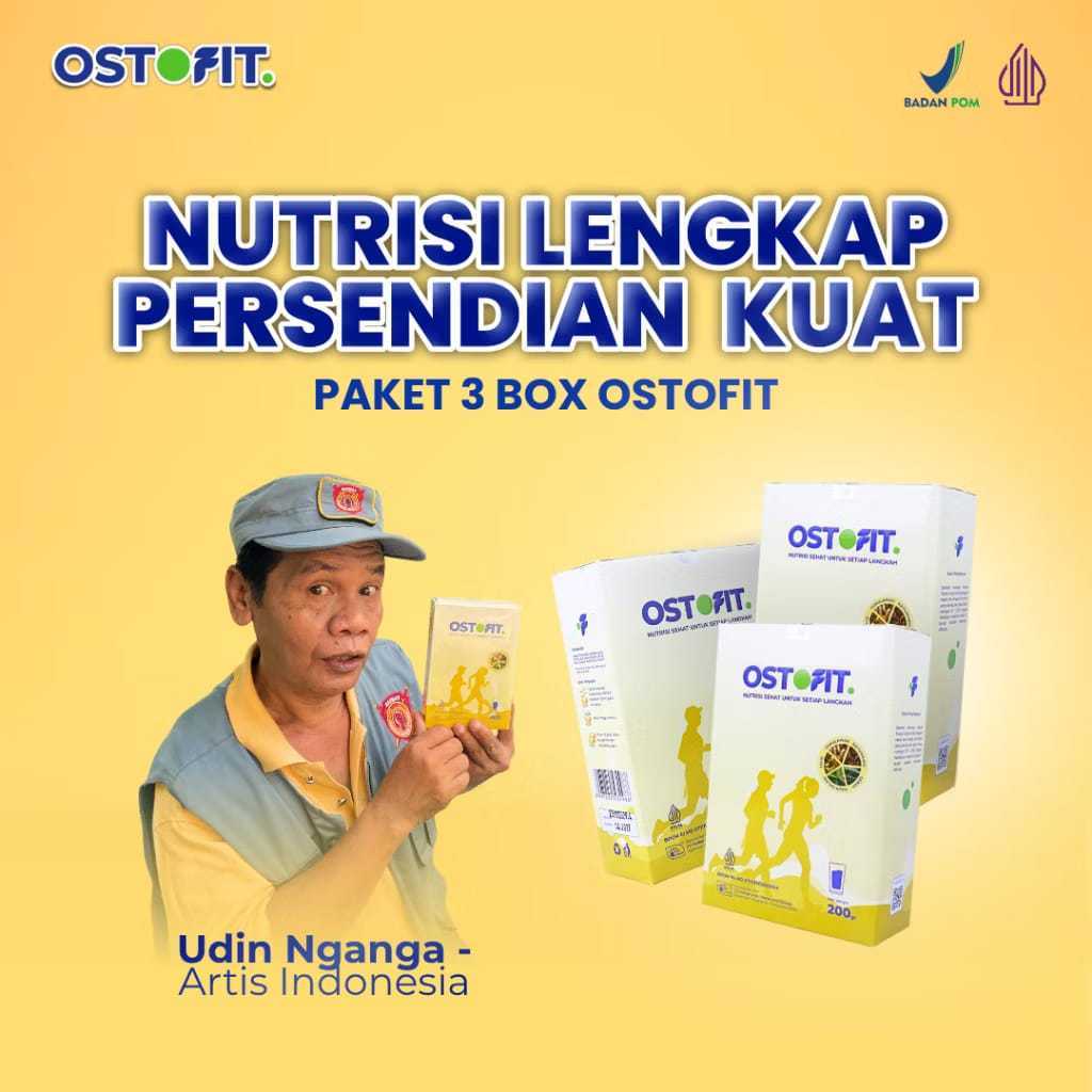 OSTOFIT 3 BOX - Susu Nyeri Sendi 200gr Halal BPOM