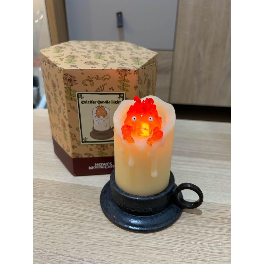 Preloved|Calcifer Candle Light/Lamp Original Studio Ghibli Howl's Moving Castle