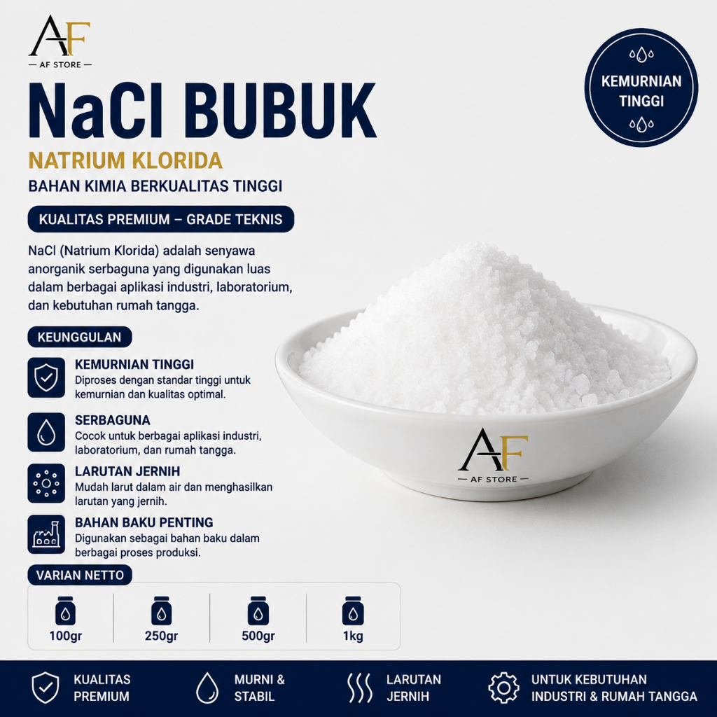 NACL / Garam / Natrium Klorida / Sodium Chloride