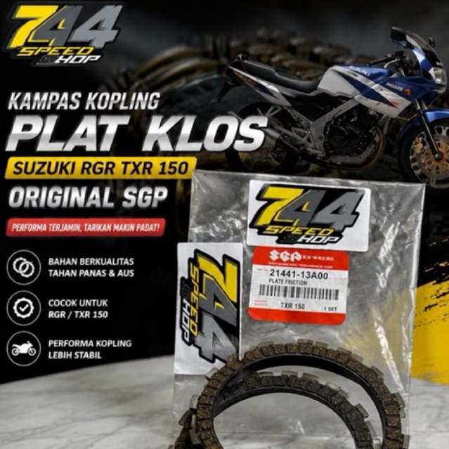 Kampas Rumah Kopling RGR150 Kampas Plat Klos Kopling Suzuki RGR 150 TXR 150 Original SGP