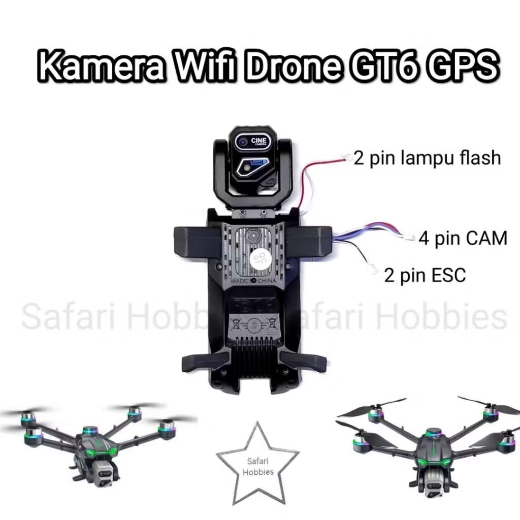 Kamera Wifi Drone GT6 GPS