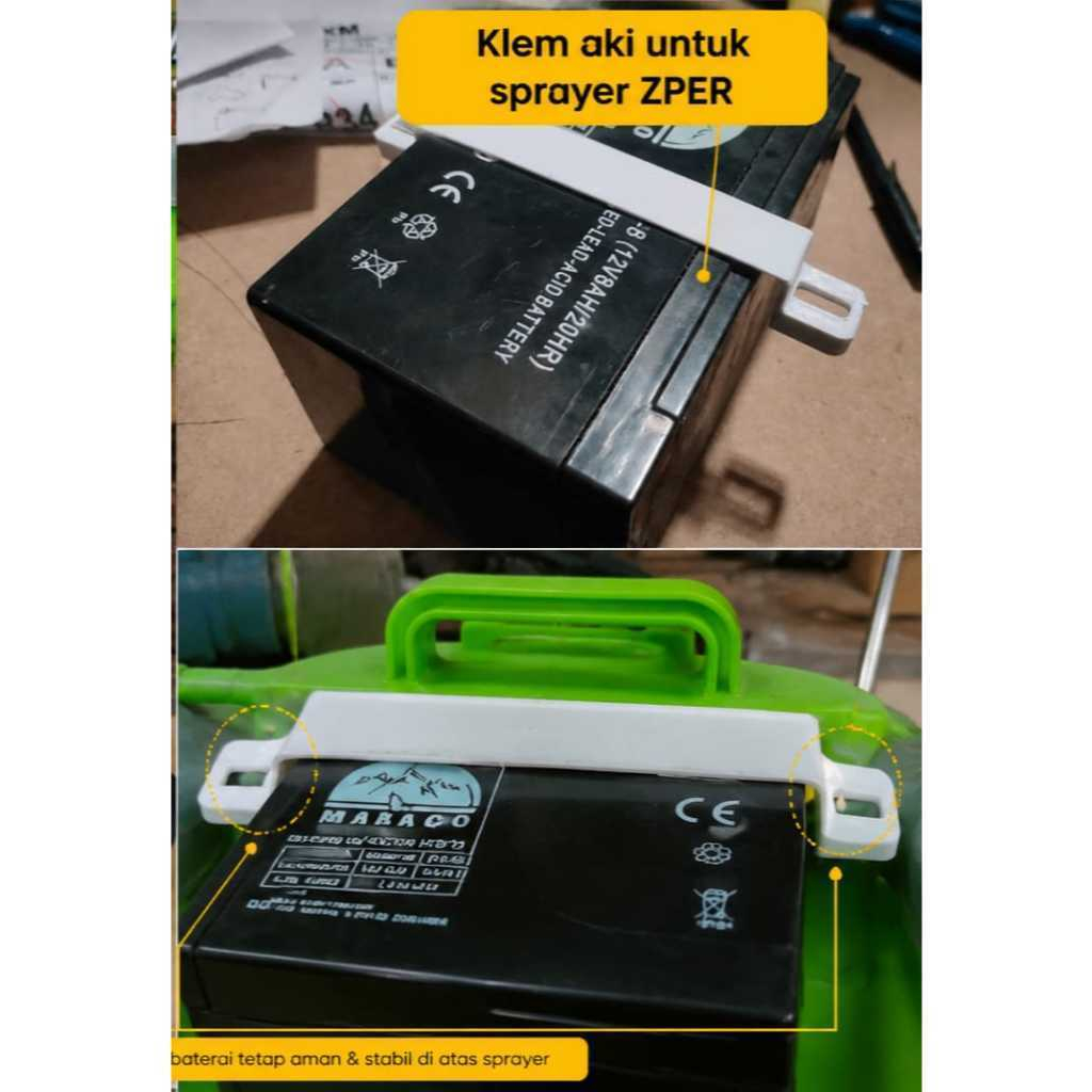 Klem Aki Sprayer Zper Bracket Aki Sprayer Elektrik Zper