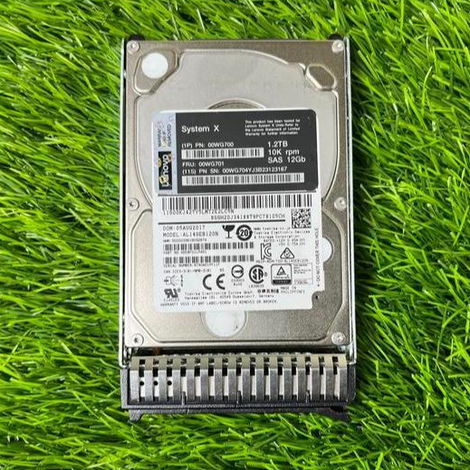 Lenovo Hdd 1.2TB 10K 12Gbps Sas Enterprise PN : 00WG700 FRU: 00WG701 Hardisk Server IBM LENOVO 2.5in