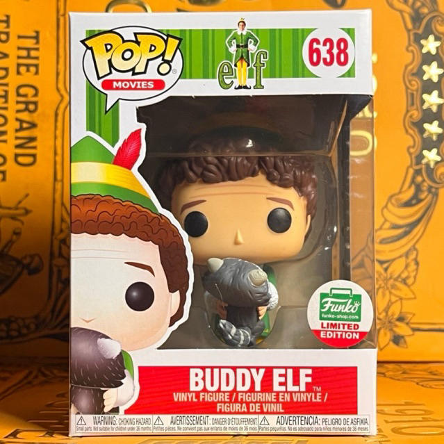 Funko Pop Movies: Elf - Buddy Elf with Raccoon #638 | Funko Shop