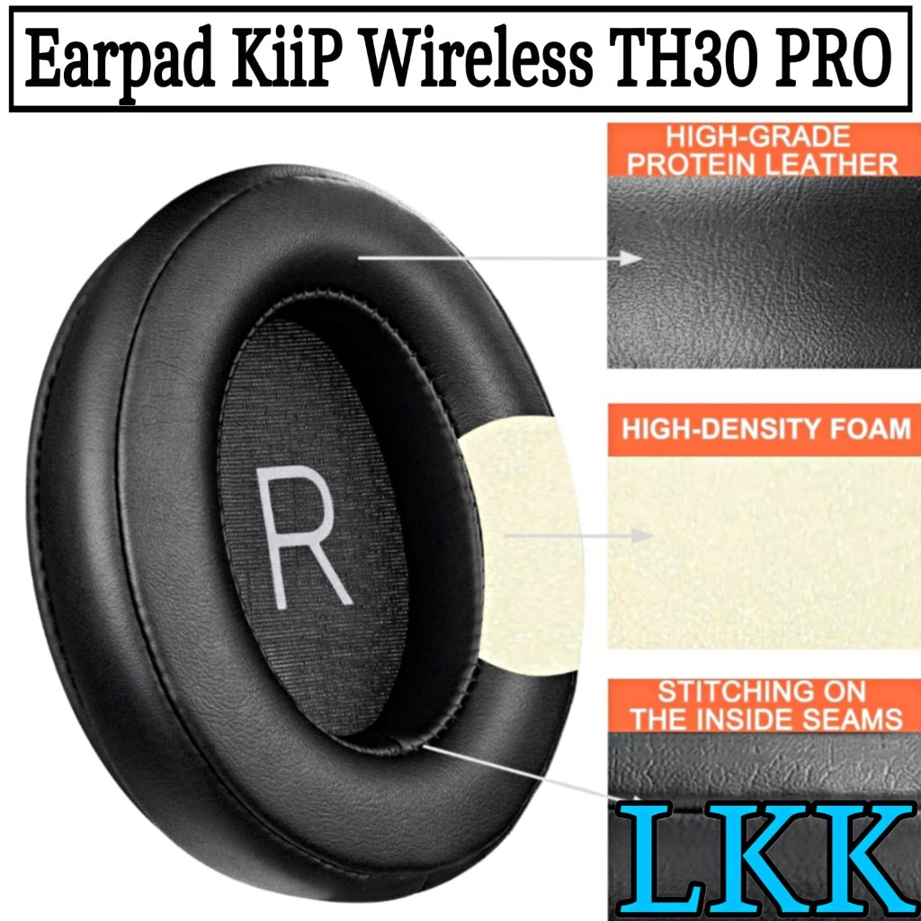 Bantalan Earcup Earpad Busa Headphone KiiP Wireless - TH30 PRO - TH 30 PRO