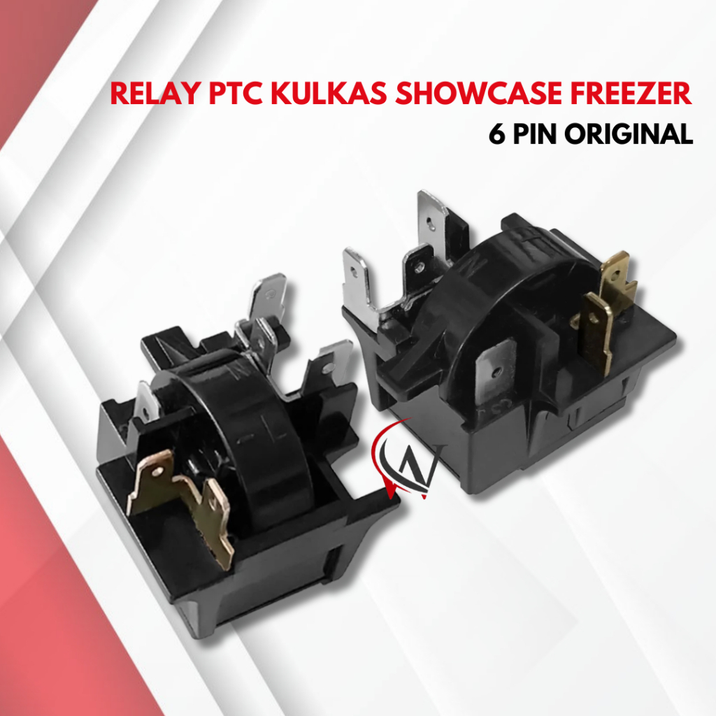 Relay PTC 6 Pin Original Kulkas Freezer Showcase