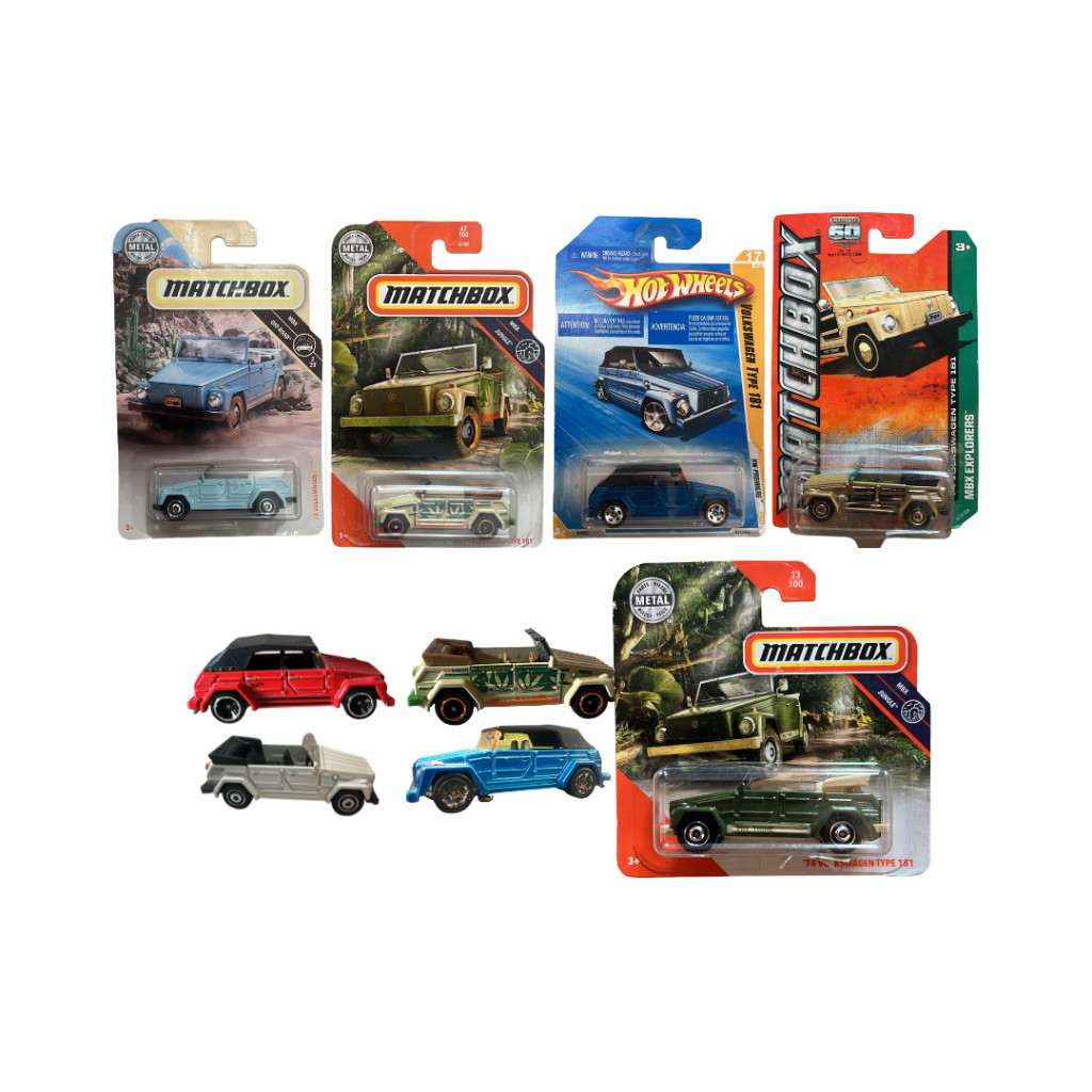 MATCHBOX REGULAR VOLKSWAGEN VW TYPE 181 SAFARI WHITE JUNGLE SNI ORIGINAL MATTEL
