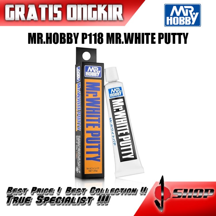 MR.HOBBY P118 MR.WHITE PUTTY