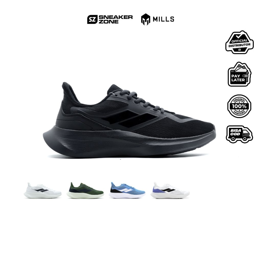 SEPATU RUNNING MILLS DELTA - SEPATU OLAHRAGA SPORT DAILY MILLS