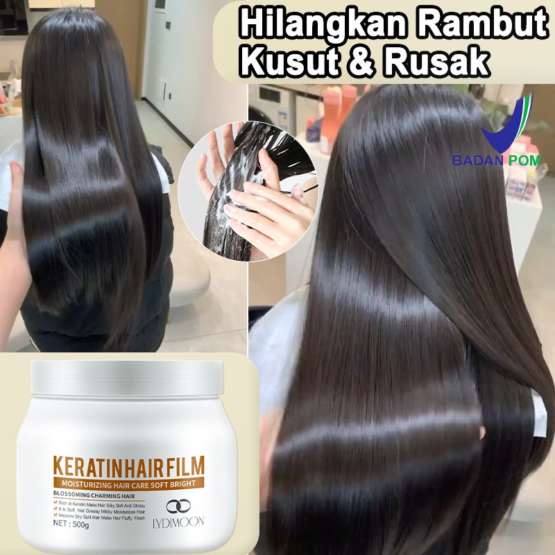 LYDIMOON rambut keratin Masker Rambut Keratin untuk Rambut Rusak dan Kering Perawatan Salon
