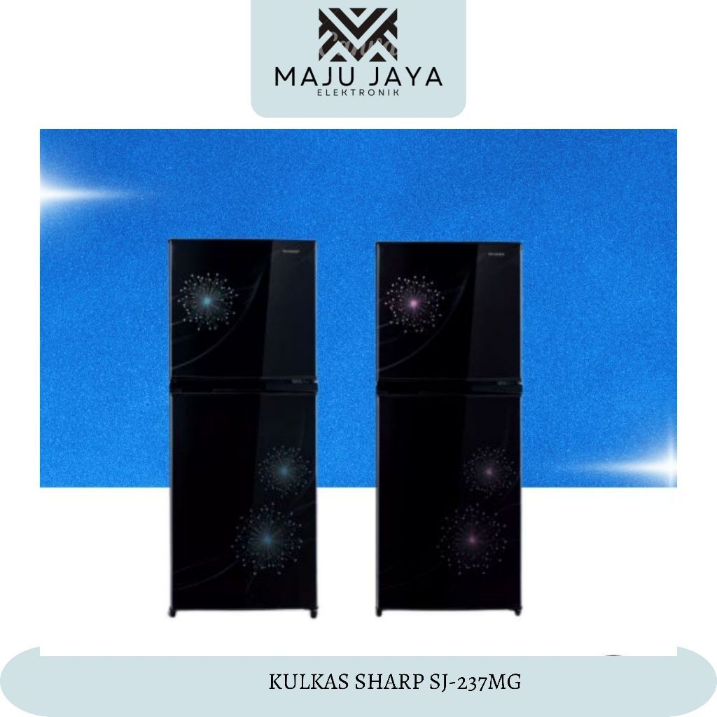KULKAS SHARP SJ237MG SJ-237MG LEMARI ES 2 PINTU SJ 237 MG 187LITER 130WATT 237MG