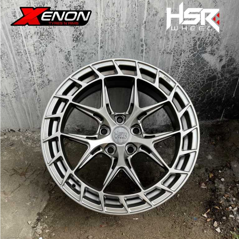 VELG RACING RING 17 UNTUK BMW VW NSX BYD GS8 HSR LPS LEBAR 7,5 ET35 PELAK R17 HYPER BLACK