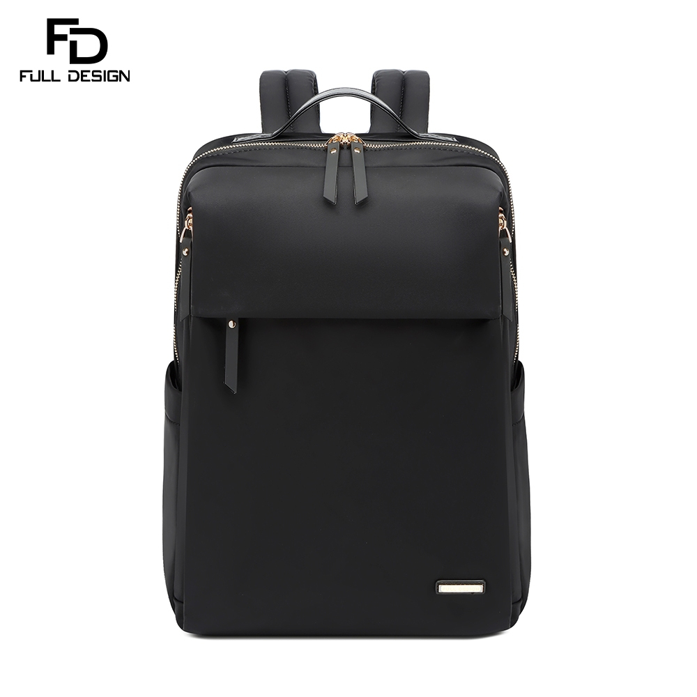 FULL DESIGN Chelsea Tas Ransel Laptop 15,6 inci Anti Air, Backpack Travel Kantor Hiking