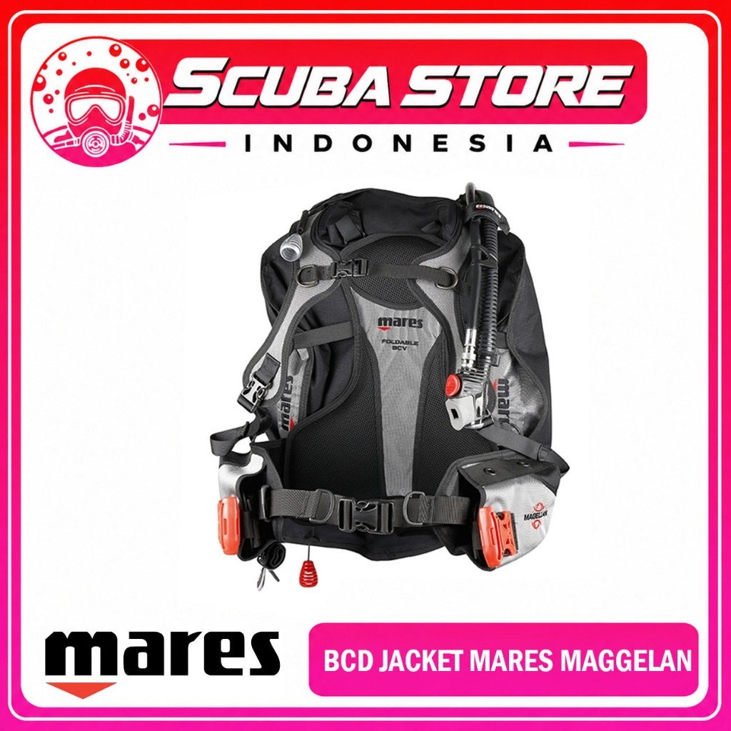 BCD Jacket Mares Magellan BC Jaket Rompi Selam Buoyancy Control Device Scuba Diving Underwater Dive