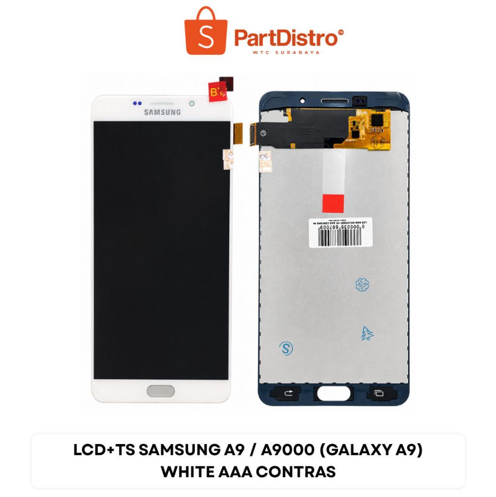 LCD+TS SAMSUNG A9 / A9000 (GALAXY A9) WHITE AAA CONTRAS