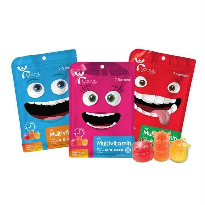 Youvit Multivitamin Anak - 7 tablet - Youvit Multivitamin For Kids