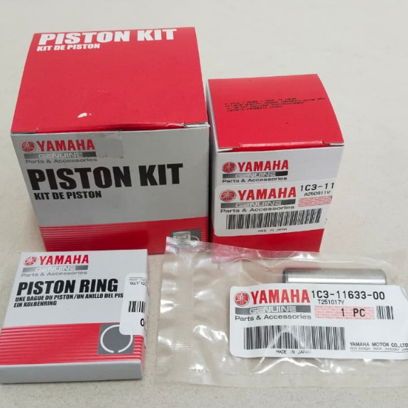 Piston Kit YZ125 Piston YZ125 2002-2022 Original yamaha genuine parts