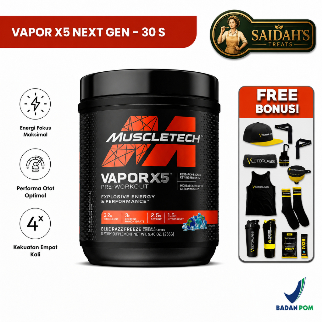 MUSCLETECH Vapor X5 Next Gen 30 Serving - Pre Workout