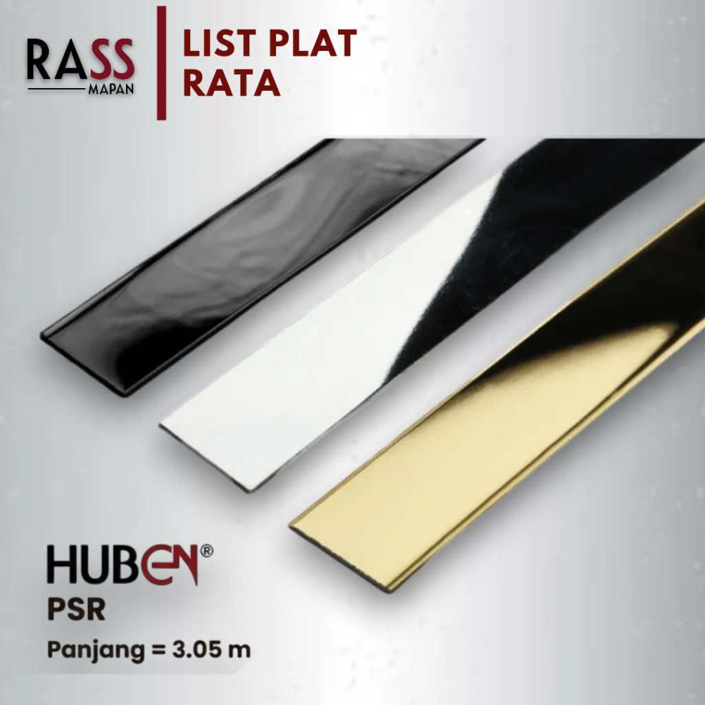 10CM List Lis Plat Strip Mirror Plat Besi 100mm